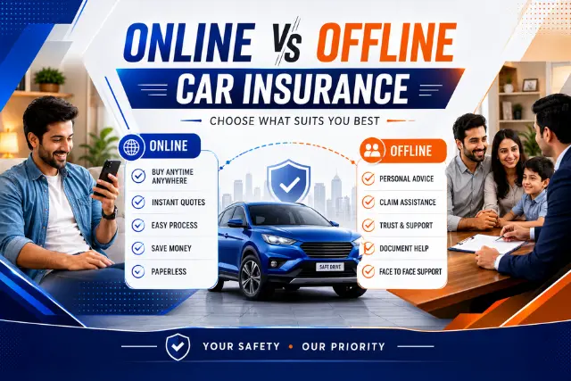 online vs offline car insurance