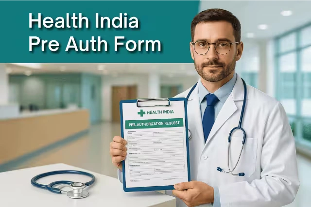 health india pre-auth form