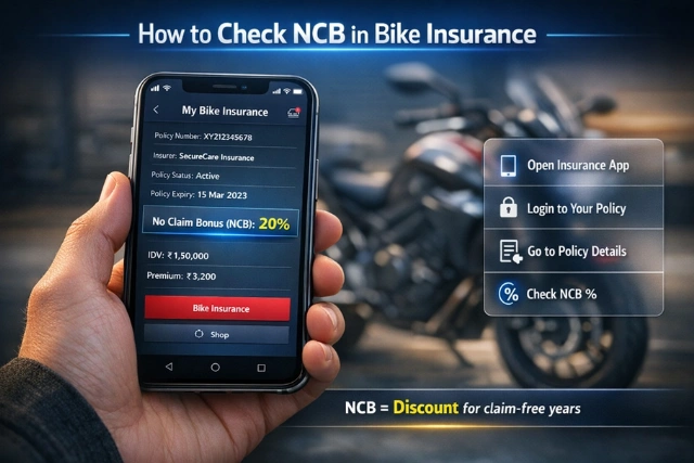 how to check ncb in bike insurance