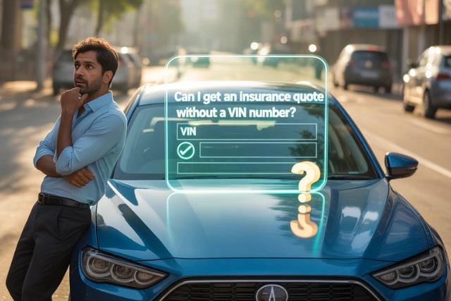 insurance quote without a vin number