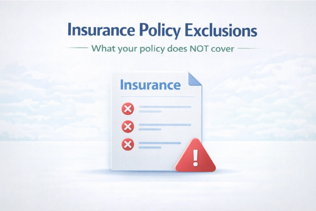A Guide to Common Insurance Policy Exclusions