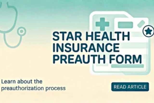 Star Health Insurance Pre-Auth Form for Cashless Claims