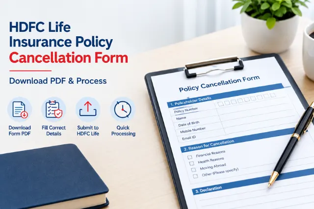hdfc life insurance policy cancellation form